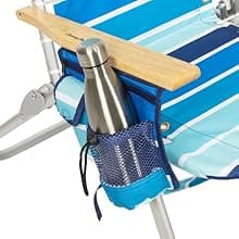 Tommy Bahama Hi-Boy 17" Seat Height 4-Position Lace-Up Suspension Folding Beach Backpack Chair