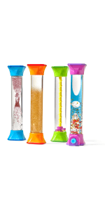 hand2mind Sensory Fidget Tubes, Sensory Toys, Travel Toys, Quiet Fidgets for Classroom, Calm Down Corner Supplies, Anxiety Relief Items for Kids, Toddler Stocking Stuffers, for Kids