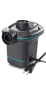 Intex Quick Fill 120 Volt AC Electric 38.9 CFM Inflatable Float & Air Bed Pump