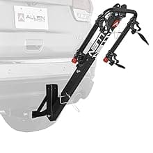 Allen Sports Deluxe 2-Bike Hitch Mount Rack , Silver/Black (522RR)