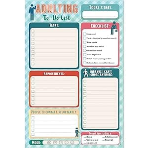 Adulting Note Pad (To Do List)