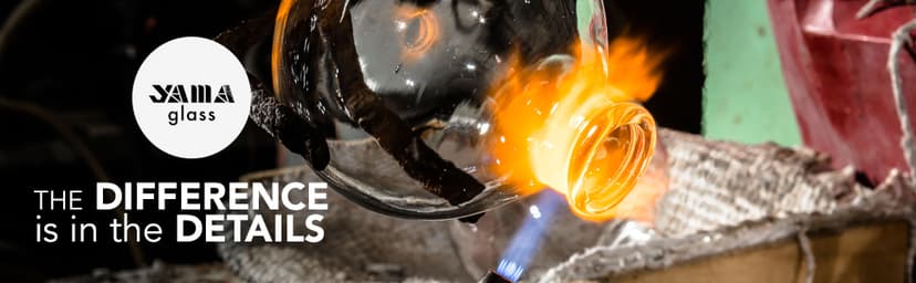 Yama Glass 8-Cup Stovetop Siphon Coffee Maker, 24 Oz Vacuum Brew, Heat-Resistant Borosilicate Glass