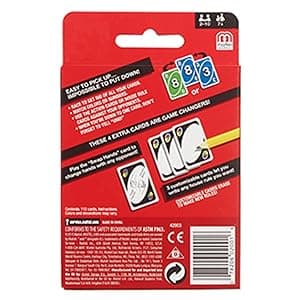 Mattel Games UNO Color & Number Matching Card Game for 2-10 Players Ages 7Y+