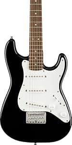 Squier Affinity Series Stratocaster Packs Electric Guitar, Charcoal Frost Metallic, Laurel Fingerboard