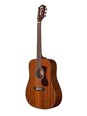 GUILD Guitars D-120 Acoustic Guitar, in Natural, All Solid Woods Dreadnought, Westerly Collection, with Premium Gig Bag