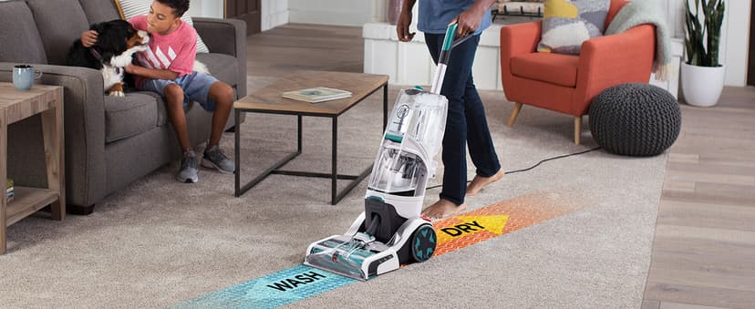 Hoover SmartWash+ Automatic Carpet Cleaner Machine for Carpet and Upholstery, Deep Cleaning Carpet Shampooer Machine, Pair with a Hoover Carpet Cleaner Solution for a Bright, Refreshed Home