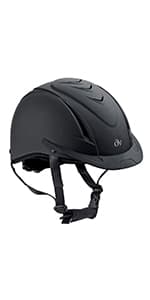 OVATION Adult Deluxe Schooler Riding Helmet - Lightweight Breathable Adjustable Equestrian Safety Helmet w/Removable Liner