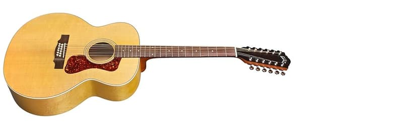 GUILD Guitars F-2512E Maple 12-string Acoustic Guitar, Blonde Jumbo Archback Solid Top, Westerly Collection