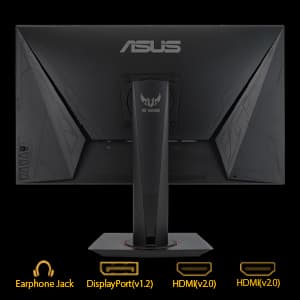 ASUS TUF Gaming VG259QM 24.5” Monitor, 1080P Full HD (1920 x 1080), Fast IPS, 280Hz, G-SYNC Compatible, Extreme Low Motion Blur Sync,1ms, DisplayHDR 400, Eye Care, DisplayPort HDMI Black