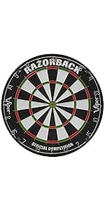 Viper by GLD Products Shot King Regulation Bristle Steel Tip Dartboard Set with Bullseye Metal Radial Spider Wire Compressed Sisal Board with Rotating Number Ring Includes 6 Darts Black