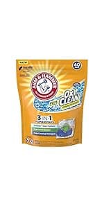 Arm & Hammer Plus OxiClean Powder Laundry Detergent, Fresh Scent, 45 Loads, 3.48 Pound (Pack of 1) - Package May Vary