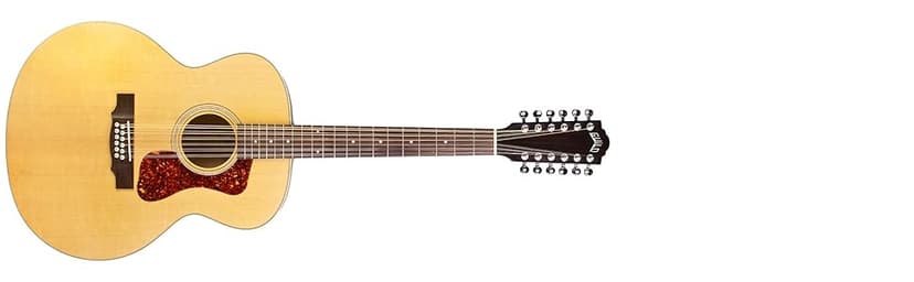 GUILD Guitars F-2512E Maple 12-string Acoustic Guitar, Blonde Jumbo Archback Solid Top, Westerly Collection