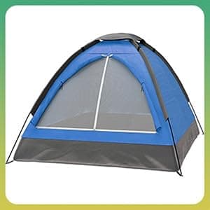 2 Person Outdoors Camping Tent with Rain Fly and Carrying Bag - Lightweight Outdoor Pop Up Tents for Camping Essentials, Music Festivals, Backpacking, Hiking, or Beach Shelter by Wakeman Outdoors