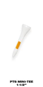 Pride PTS Wood Golf Tees - 135 Count, 3-1/4 Inch - 1 Brand on Tour - Best for Drivers & Woods - Improve Distance and Accuracy