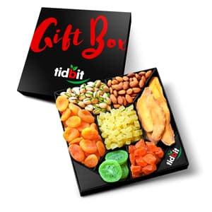 Gourmet Nut Platter (7 Mix Tray) - Gift Baskets for Adults & Kids, Healthy Food Arrangement, Care Package, Irresistible Treats to Satisfy Your Cravings, Birthday, Labor Day, Christmas and other Holidays!