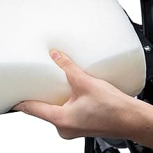 DMI Seat and Chair Cushion for Office Chairs, Wheelchairs, Scooters, Kitchen Chairs or Car Seats, FSA HSA Eligible, for Support and Height while Reducing Stress on Back, Tailbone or Sciatica