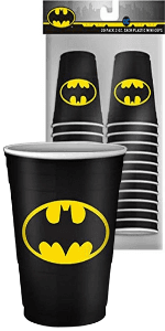 Silver Buffalo DC Comics Batman Logo Ceramic Mug, 20 Ounces