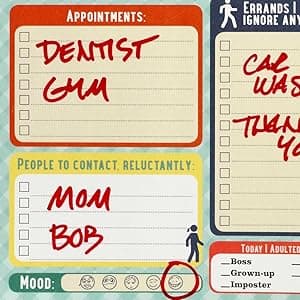 Adulting Note Pad (To Do List)