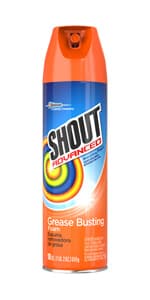 Shout Advanced Stain Remover Gel for Clothes Laundry, Ultra Concentrated Gel with Built-in Scrubber Brush for Deep Set-In stains, 8.7oz