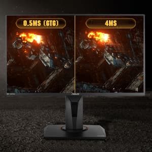 ASUS TUF Gaming VG259QM 24.5” Monitor, 1080P Full HD (1920 x 1080), Fast IPS, 280Hz, G-SYNC Compatible, Extreme Low Motion Blur Sync,1ms, DisplayHDR 400, Eye Care, DisplayPort HDMI Black