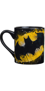 Silver Buffalo DC Comics Batman Logo Ceramic Mug, 20 Ounces