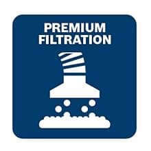 BOSCH VAC090AH Portable 9 Gallon Dust Extractor with Auto Filter Clean and HEPA Filter