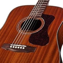 GUILD Guitars D-120 Acoustic Guitar, in Natural, All Solid Woods Dreadnought, Westerly Collection, with Premium Gig Bag