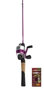 Zebco 33 Micro Spincast Reel and Fishing Rod Combo, 2-Piece Rod with Durable Fiberglass Fishing Pole, Quickset Anti-Reverse Fishing Reel with Bite Alert