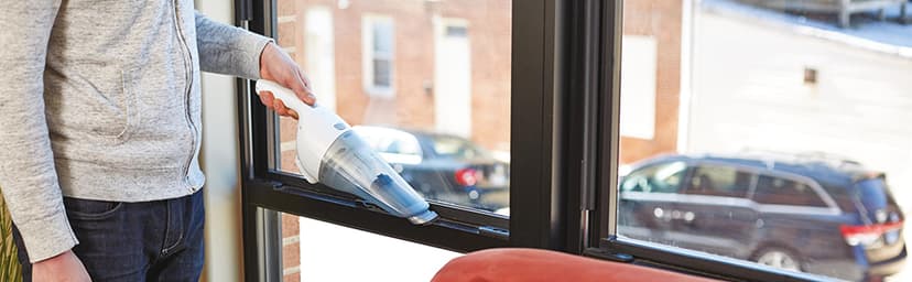 BLACK+DECKER Cordless Lithium Handheld Power Vacuum with Wall Mount Base and Charger, White (HNV220BCZ10FF)