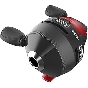 Zebco 202 & 404 Spincast Reels and Fishing Rod Combos (2-Pack), 5-Foot 6-Inch 2-Piece Fishing Pole, Size 30 and 40 Reels, Right-Hand Retrieve, Pre-Spooled with 10 lb and 15 lb Cajun Line, Black/Red