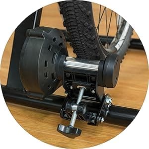 BalanceFrom Bike Trainer Stand Steel Bicycle Exercise Magnetic Stand with Front Wheel Riser