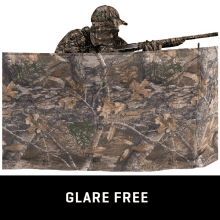 Allen Company Portable Ground Blind for Turkey and Deer Hunting - Outdoor Shooting Gear - Comes with Stakes for Easy Set Up - Realtree Edge Camo - 10" L x 27" H