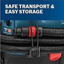 BOSCH VAC090AH Portable 9 Gallon Dust Extractor with Auto Filter Clean and HEPA Filter