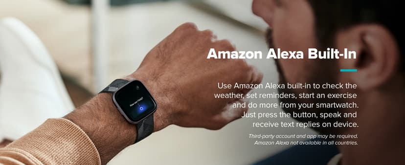 Fitbit Versa 2 Special Edition Health and Fitness Smartwatch with Heart Rate, Music, Alexa Built-In, Sleep and Swim Tracking, Smoke Woven/Mist Grey, One Size (S and L Bands Included)