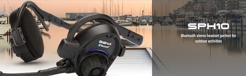 Sena SPH10 Outdoor Sports Bluetooth Stereo Headset/Intercom, Black