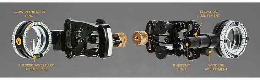 Trophy Ridge Drive Slider Bow Sight , Black