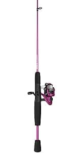 Zebco Slingshot Spinning Reel and Fishing Rod Combo, 2-Piece Medium-Light Durable Fiberglass Rod, Comfortable EVA Handle, Pre-Spooled with 8-Pound Cajun Fishing Line
