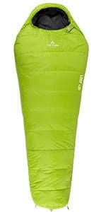 Teton 20F and 5F Degree Sleeping Bag; Lightweight, Warm Weather Mummy Sleeping Bags for Adults and Kids, Camping, Backpacking, Hiking