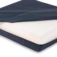 DMI Seat and Chair Cushion for Office Chairs, Wheelchairs, Scooters, Kitchen Chairs or Car Seats, FSA HSA Eligible, for Support and Height while Reducing Stress on Back, Tailbone or Sciatica