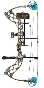 Diamond Archery Prism Fully Equipped Adjustable Durable Compound Bow, Right/Left Hand, 5-55 lbs Draw Weight, 295 FPS