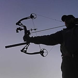 Diamond Archery Prism Fully Equipped Adjustable Durable Compound Bow, Right/Left Hand, 5-55 lbs Draw Weight, 295 FPS