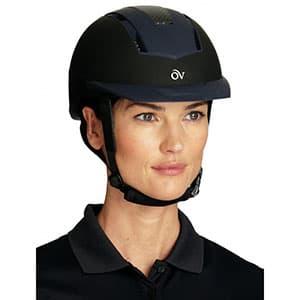 OVATION Adult Deluxe Schooler Riding Helmet - Lightweight Breathable Adjustable Equestrian Safety Helmet w/Removable Liner