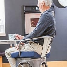 DMI Seat and Chair Cushion for Office Chairs, Wheelchairs, Scooters, Kitchen Chairs or Car Seats, FSA HSA Eligible, for Support and Height while Reducing Stress on Back, Tailbone or Sciatica