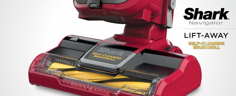 Shark ZU561 Navigator Lift-Away Speed Self Cleaning Brushroll Lightweight Upright Vacuum with HEPA Filter, Red Peony