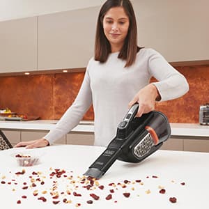 BLACK+DECKER dustbuster Portable Vacuum Cordless Handheld, Small Hand Vacuum Cleaner for Dorm Home and Car, Powerful 20V AdvancedClean+ (HHVK515J00FF)