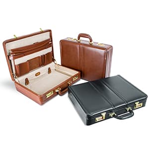 McKLEIN Leather 3.5" Attaché Briefcase- DALEY