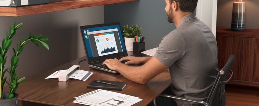 Brother DS-640 Compact Mobile Document Scanner, (Model: DS640) 1.5"x2"x11.9"