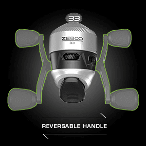 Zebco 33 Cork Reel and Fishing Rod Combo, Graphite Rod with Cork Handle, QuickSet Anti-Reverse Fishing Reel with Bite Alert, Black