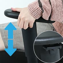 Big and Tall Office Chair 400lbs Wide Seat Desk Chair Computer Chair with Lumbar Support Adjustable Arms Task Rolling Swivel Mesh Executive High Back Ergonomic Chair for Adults Women,Black