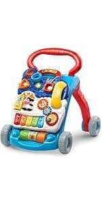 VTech Buzz and Learn Activity Table with Seven Interactive Play Zones, Blue